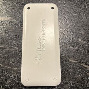 Texas Instruments White Calculator Cover